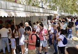 Imagen de la Feria del Libro de Murcia.