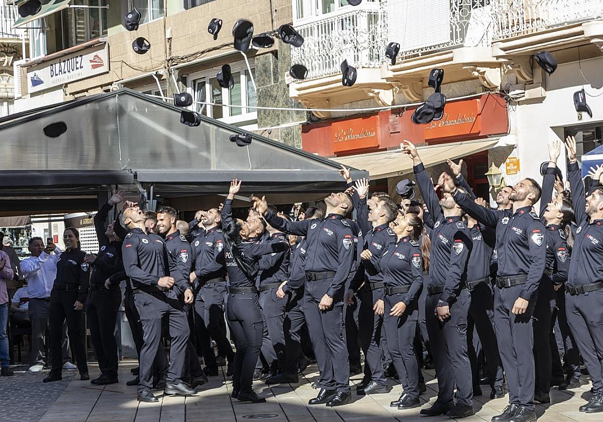 Incorporación de los últimos agentes a la plantilla de la Policía Local en 2023.