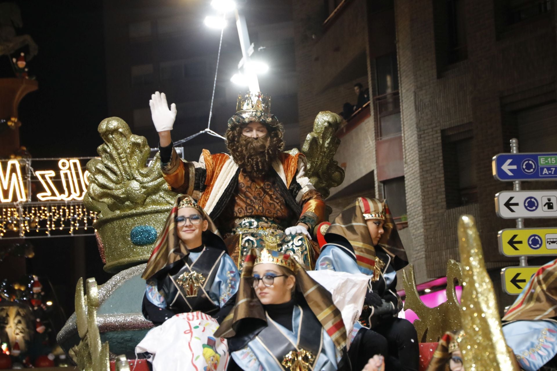 Las imágenes de la cabalgata de los Reyes Magos en Lorca