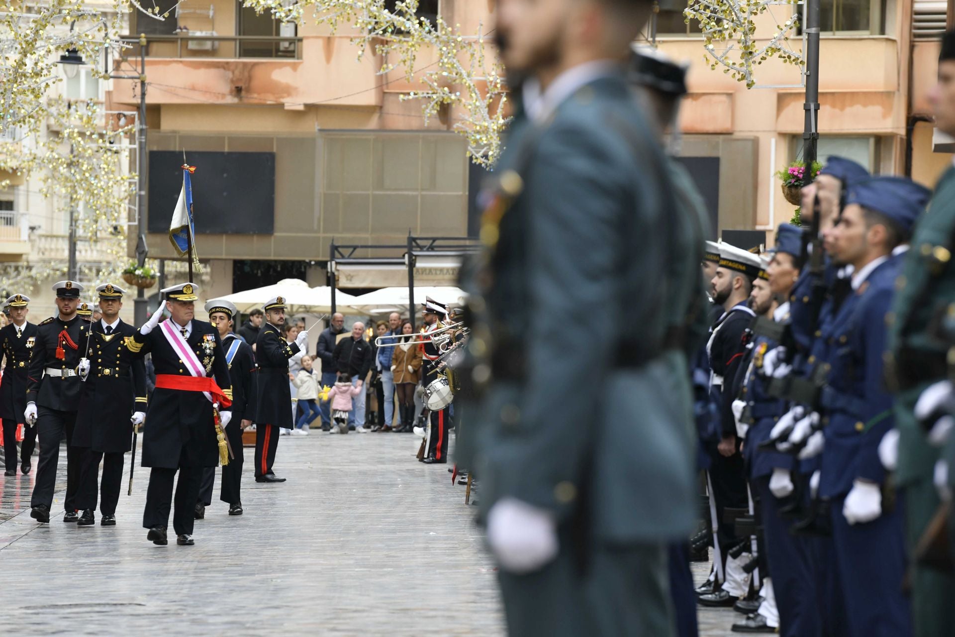 Celebración de la Pascua Militar en Cartagena, en imágenes