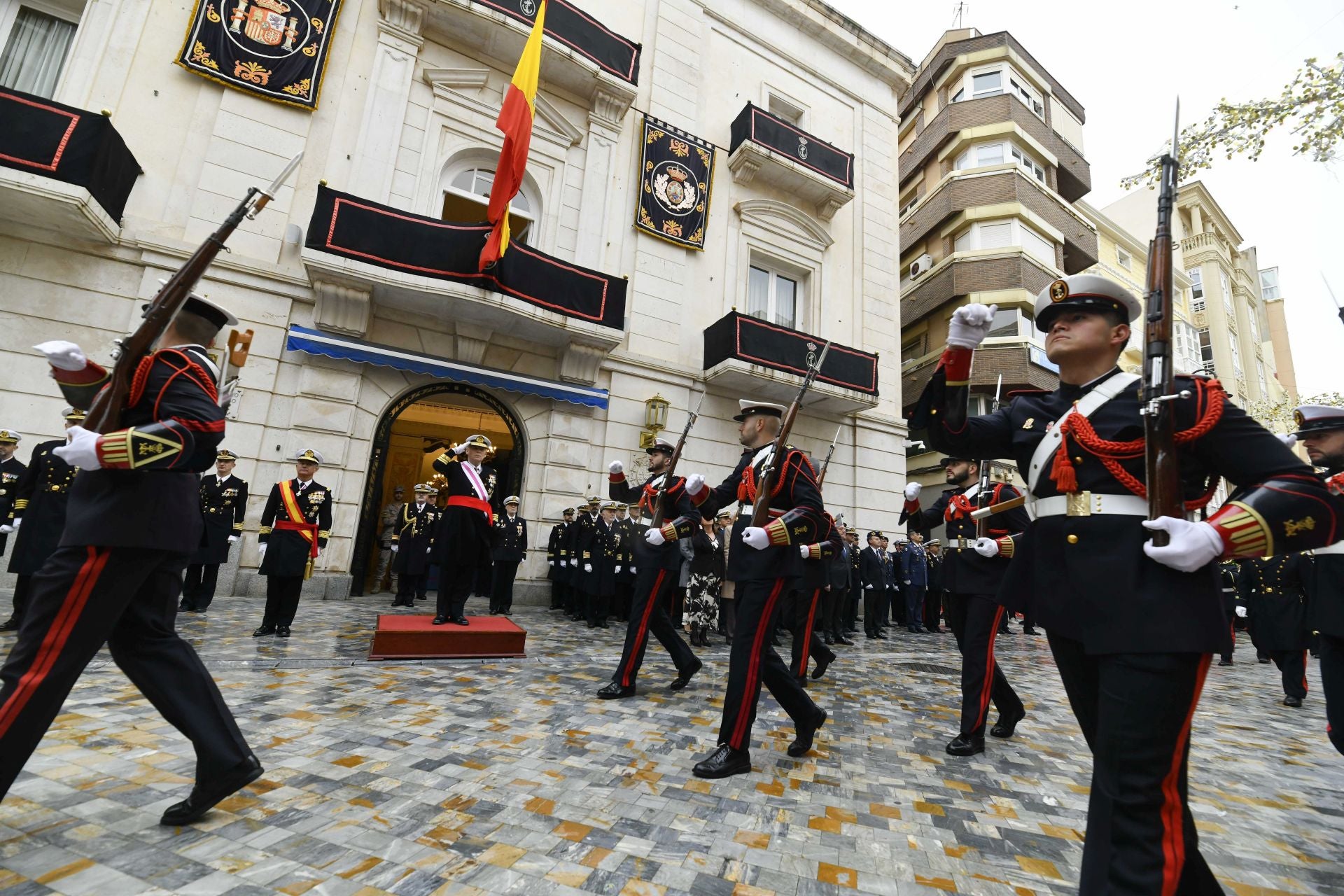 Celebración de la Pascua Militar en Cartagena, en imágenes