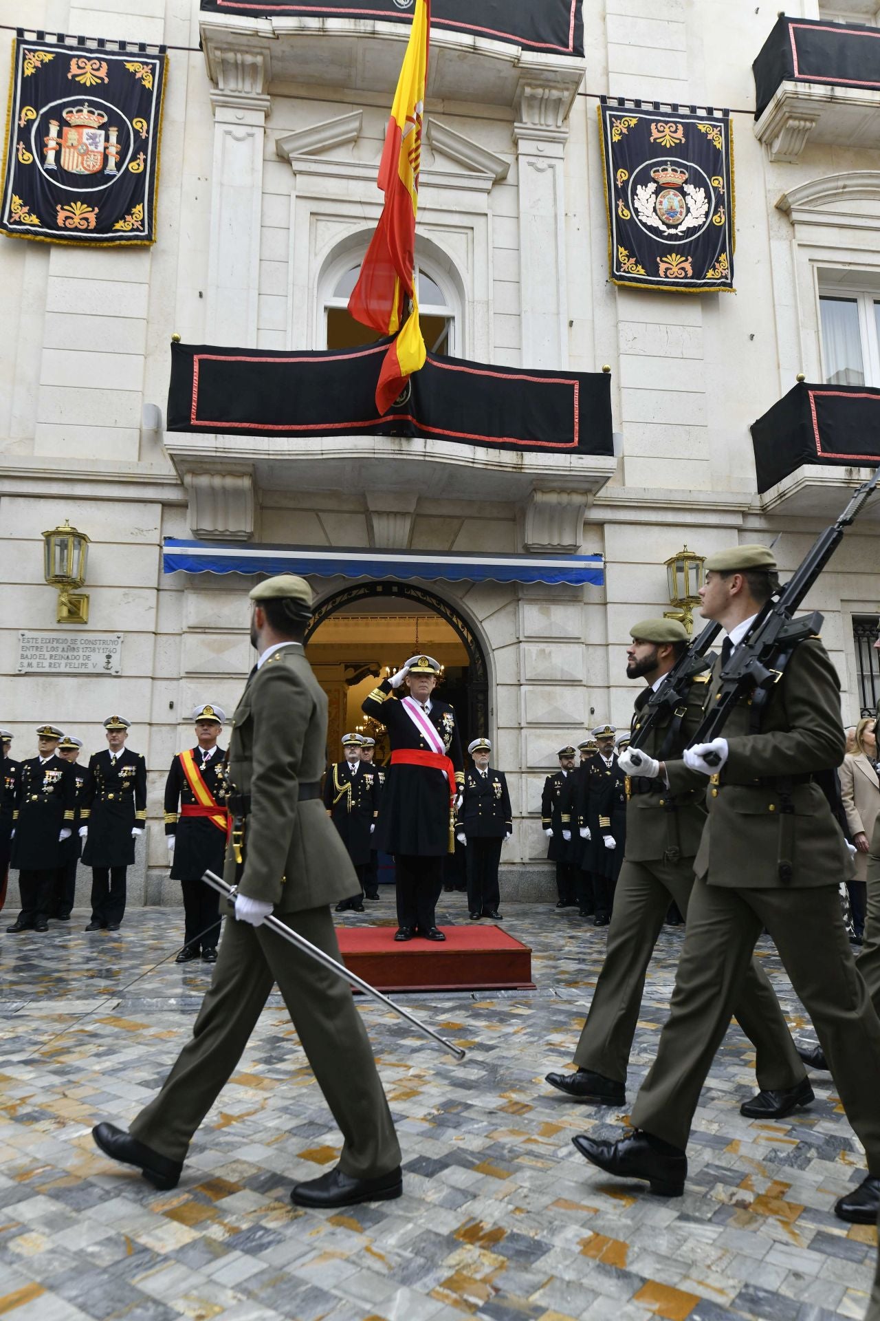 Celebración de la Pascua Militar en Cartagena, en imágenes