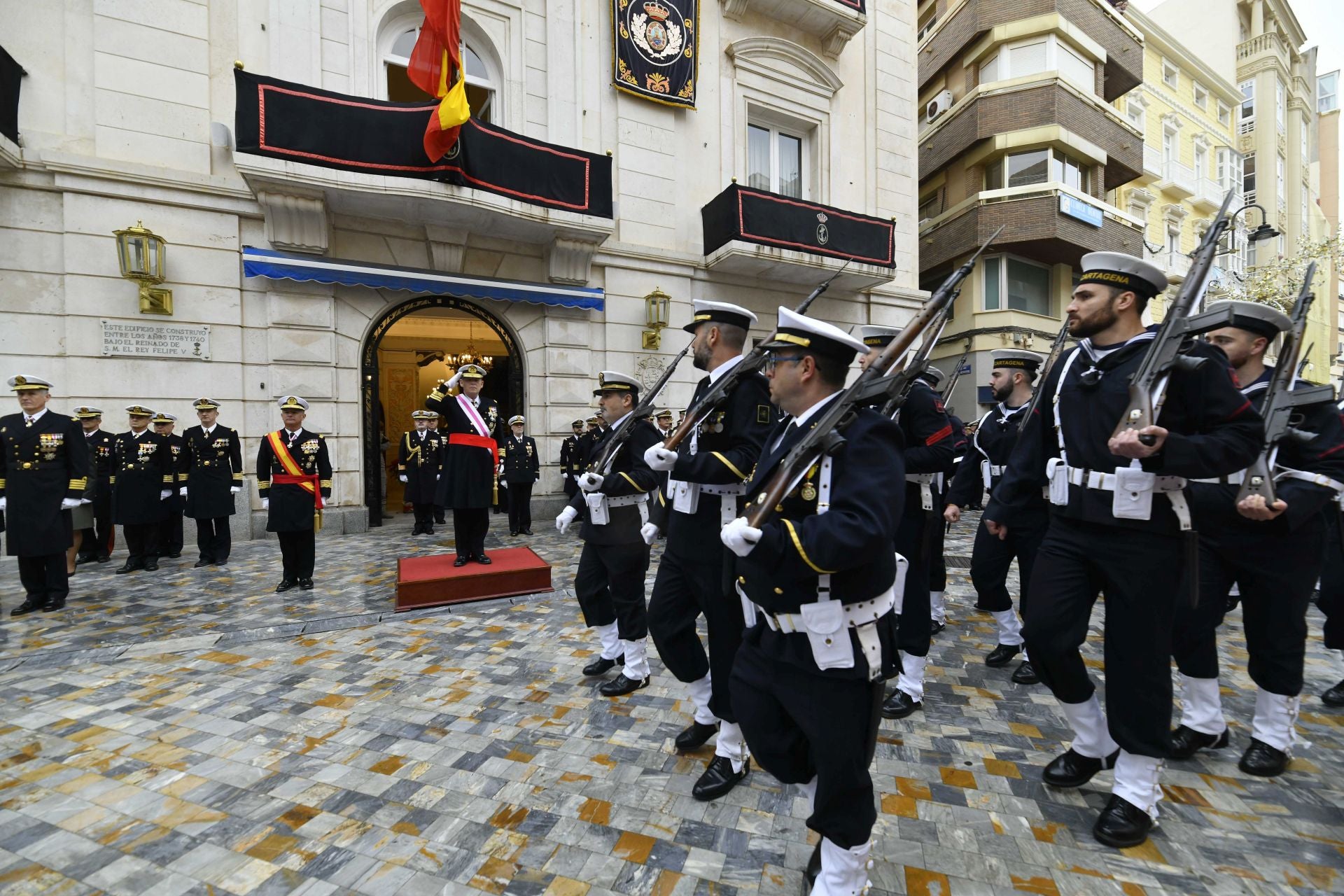 Celebración de la Pascua Militar en Cartagena, en imágenes