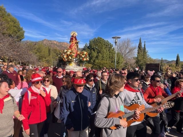 La romería de la Santa de Totana, en imágenes