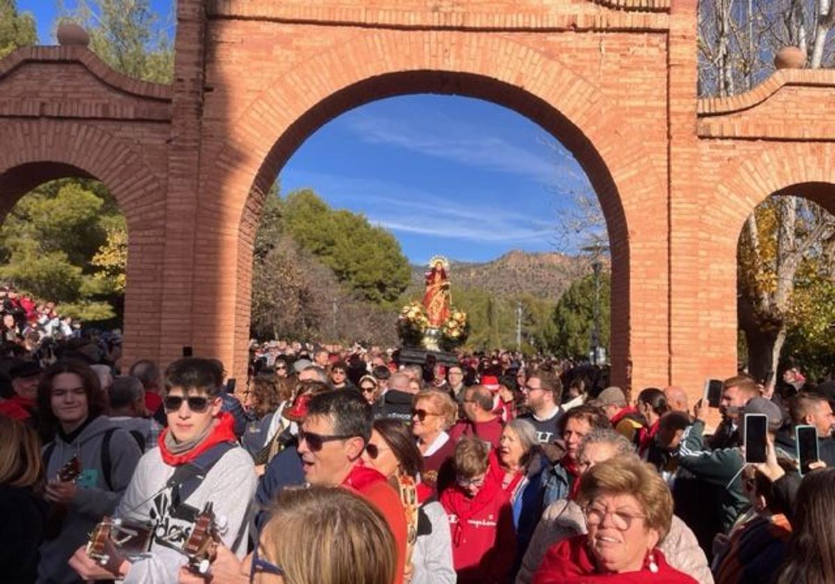 La romería de la Santa de Totana, en imágenes