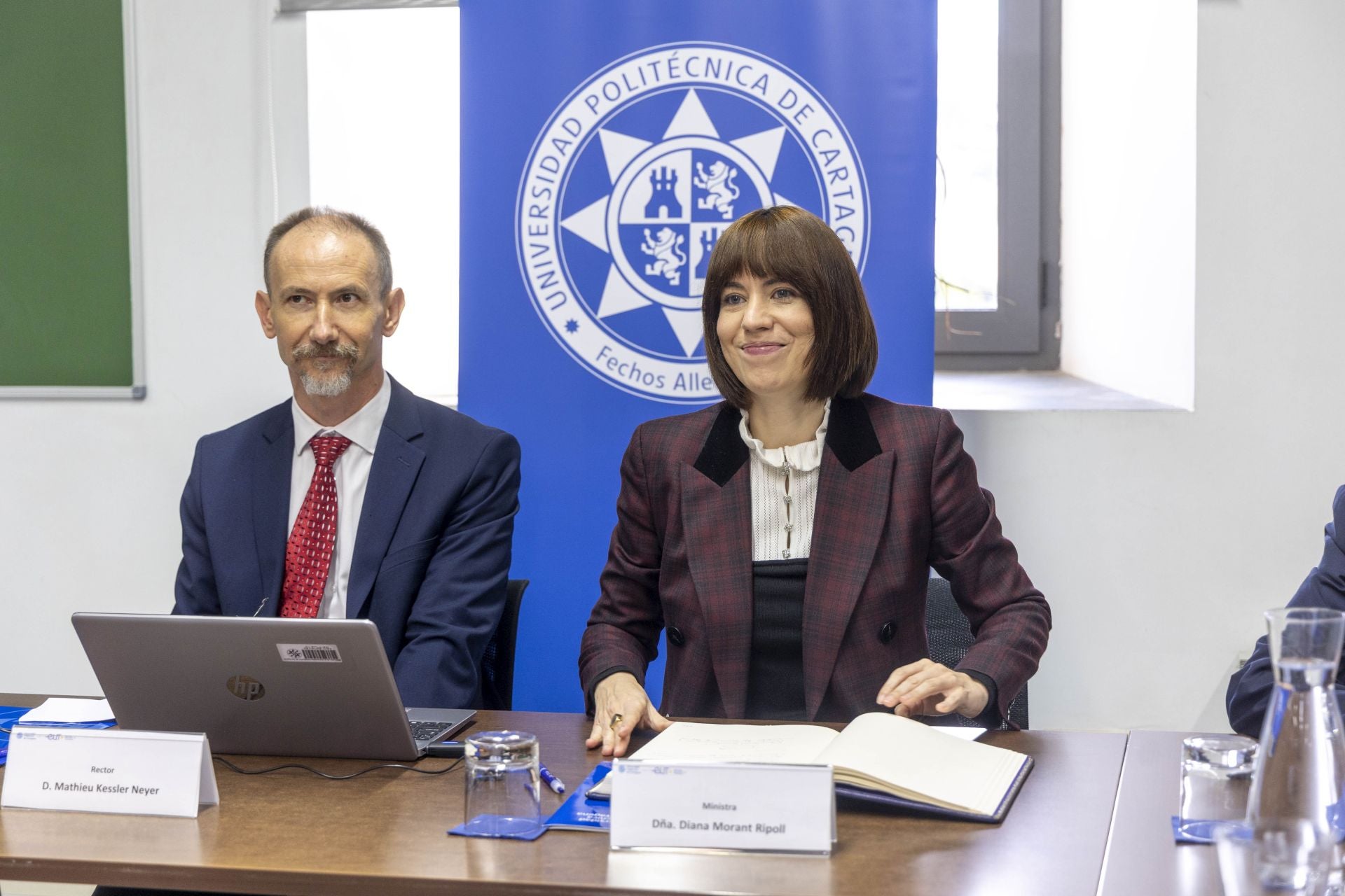 La visita de la ministra de Ciencia, Innovación y Universidades a la UPCT, en imágenes