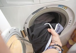 Imagen de archivo de una lavadora.