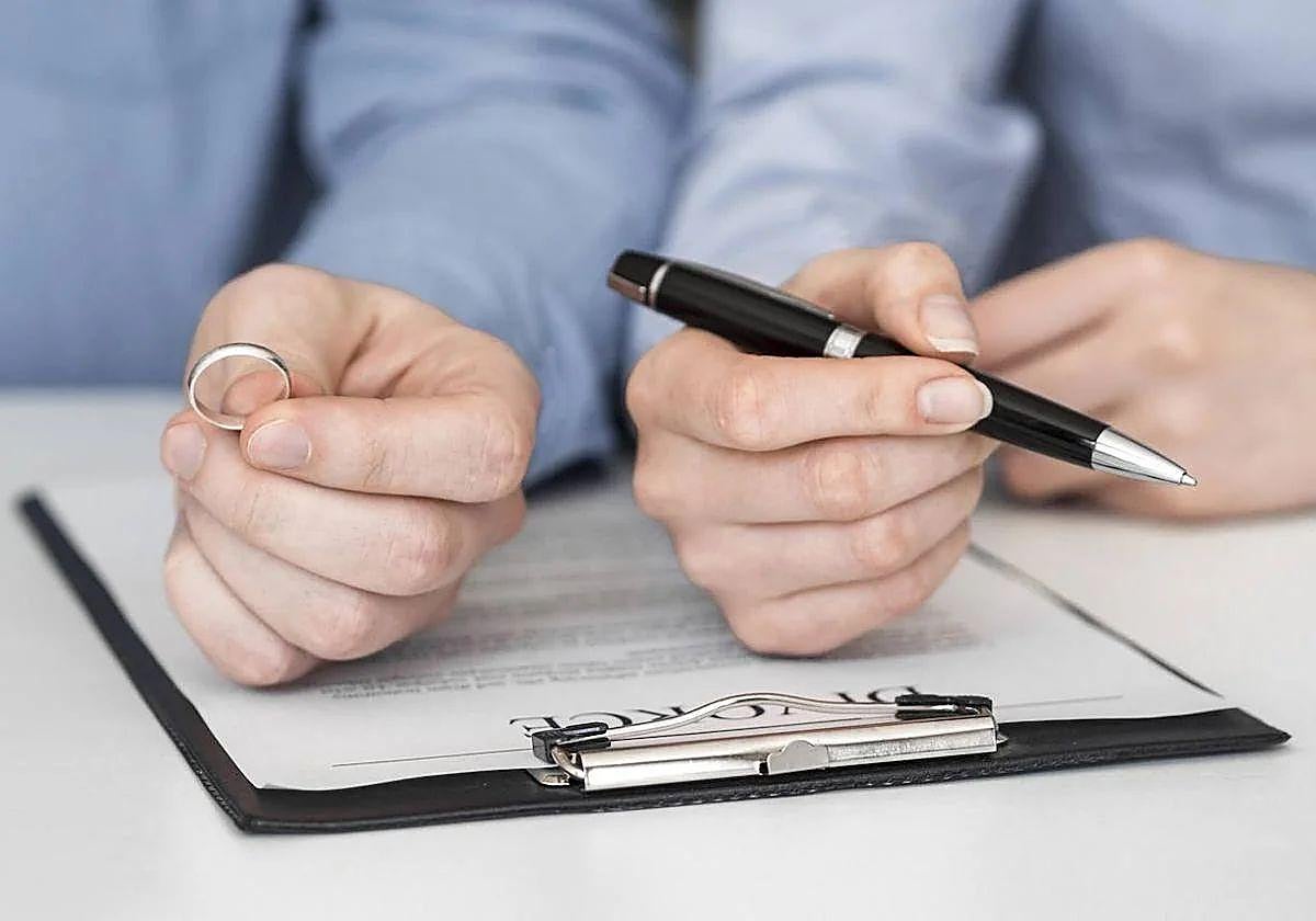 Imagen de archivo de un divorcio.