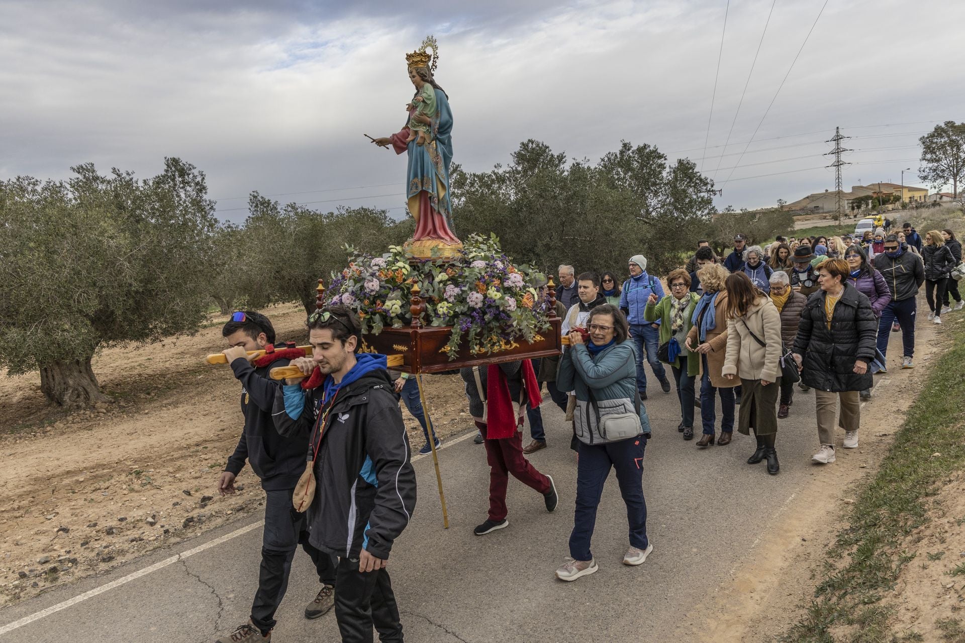 Las imágenes de la romería de la Virgen de la Luz en Cartagena