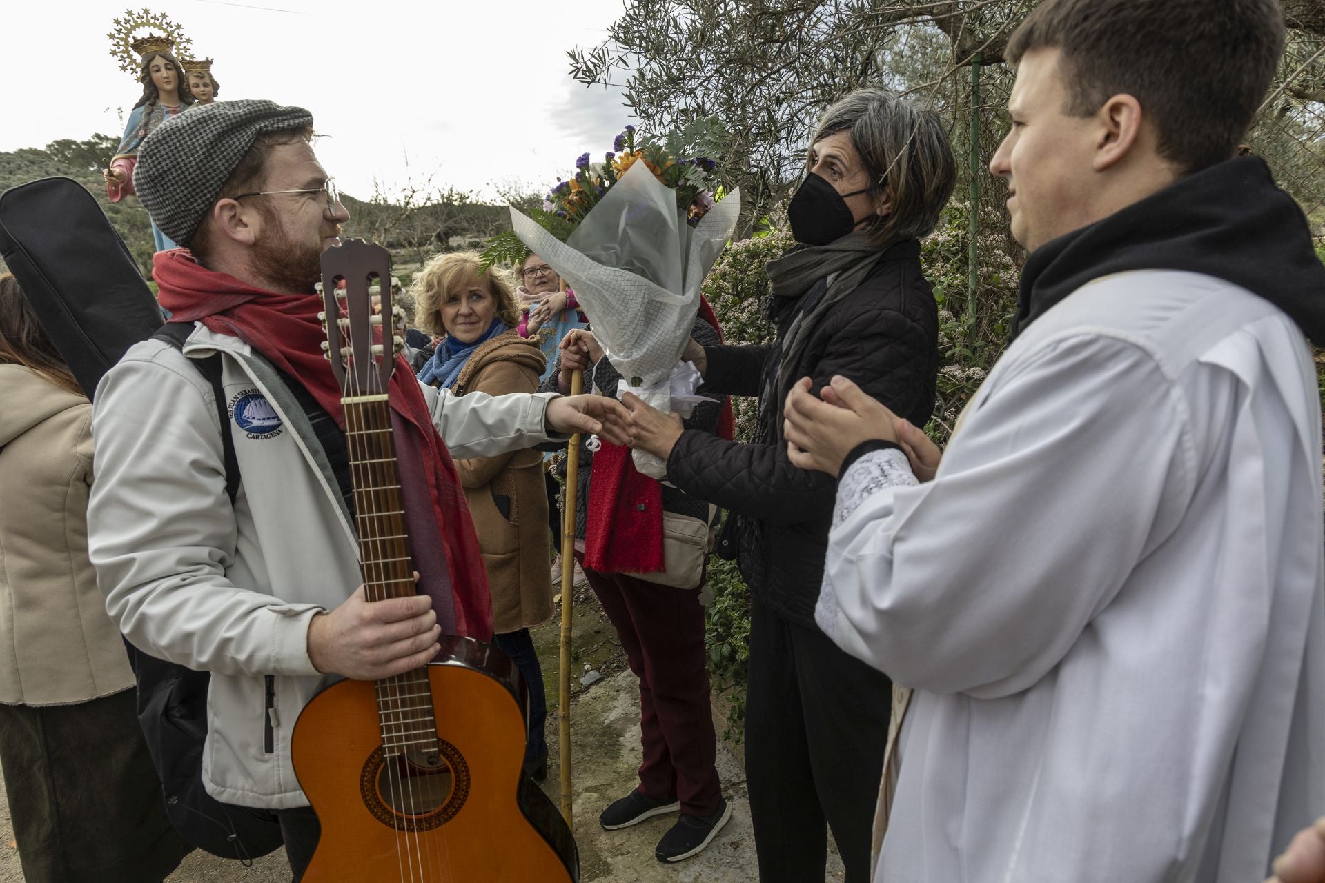 Las imágenes de la romería de la Virgen de la Luz en Cartagena