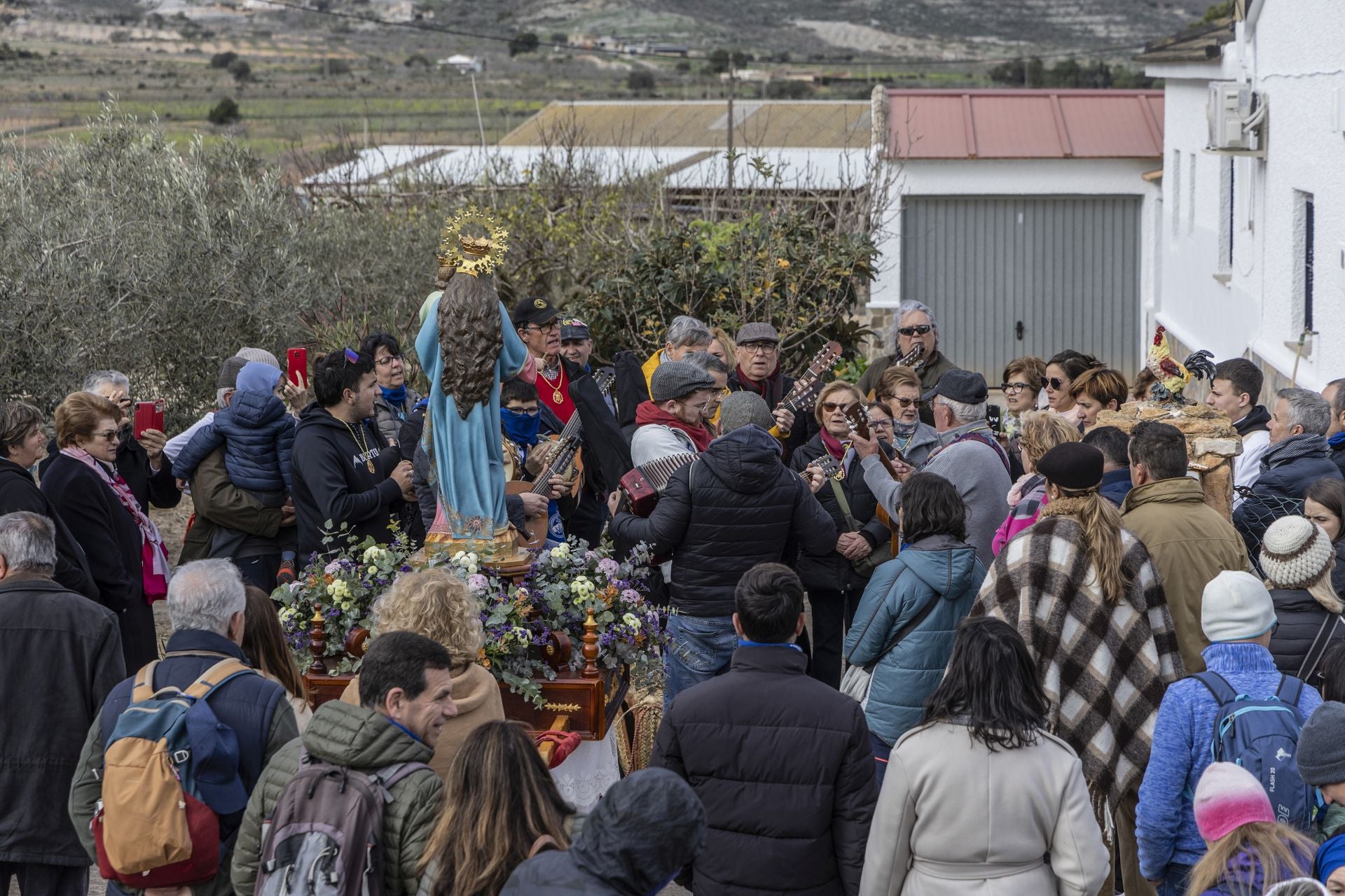 Las imágenes de la romería de la Virgen de la Luz en Cartagena