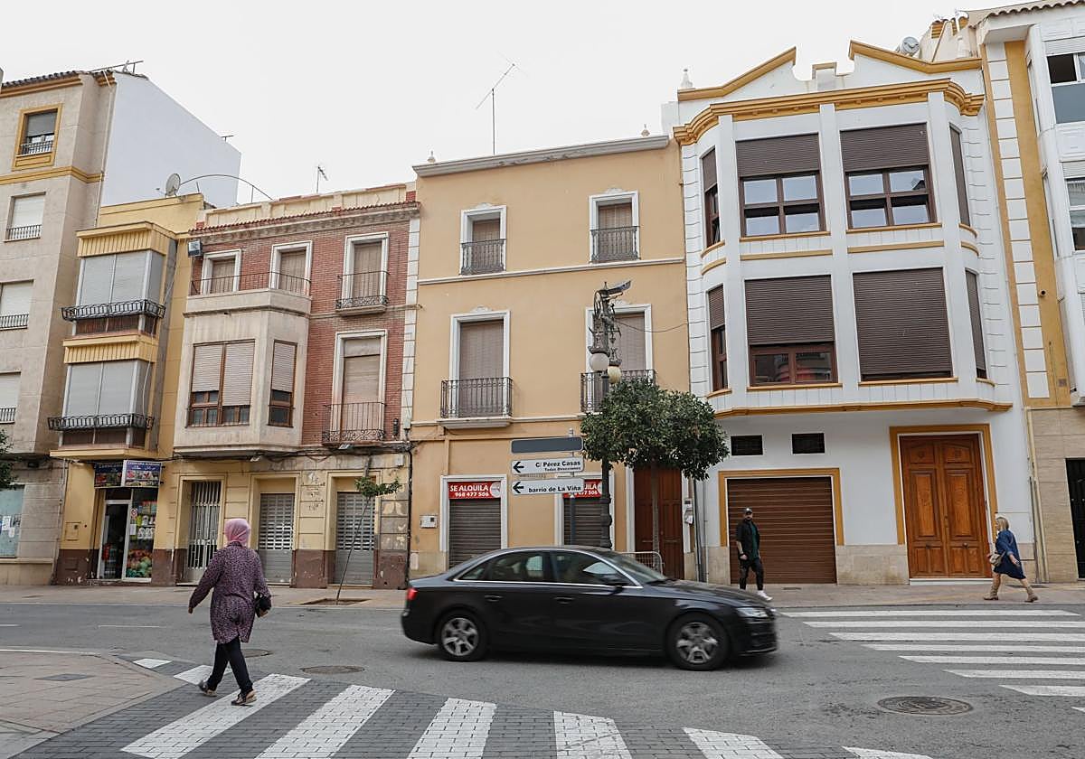 Viviendas en Lorca, en una imagen de archivo.