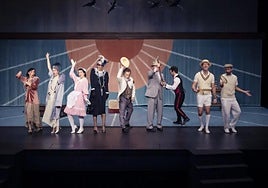 Una escena de la obra 'Las locuras por el veraneo'.