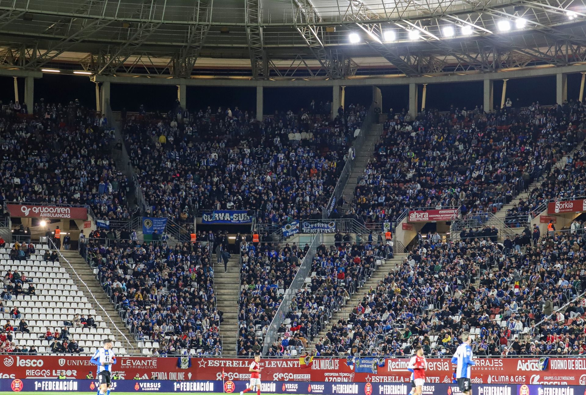 La victoria del Real Murcia frente al Hércules, en imágenes