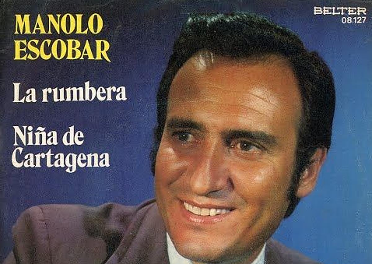 Imagen secundaria 1 - 1. Manolo Escobar cantó 'Niña de Cartagena', el éxito de Peremar. 2. Letra de la canción de Peremar dedicada al Barrio de la Concepción, donde vivió. 