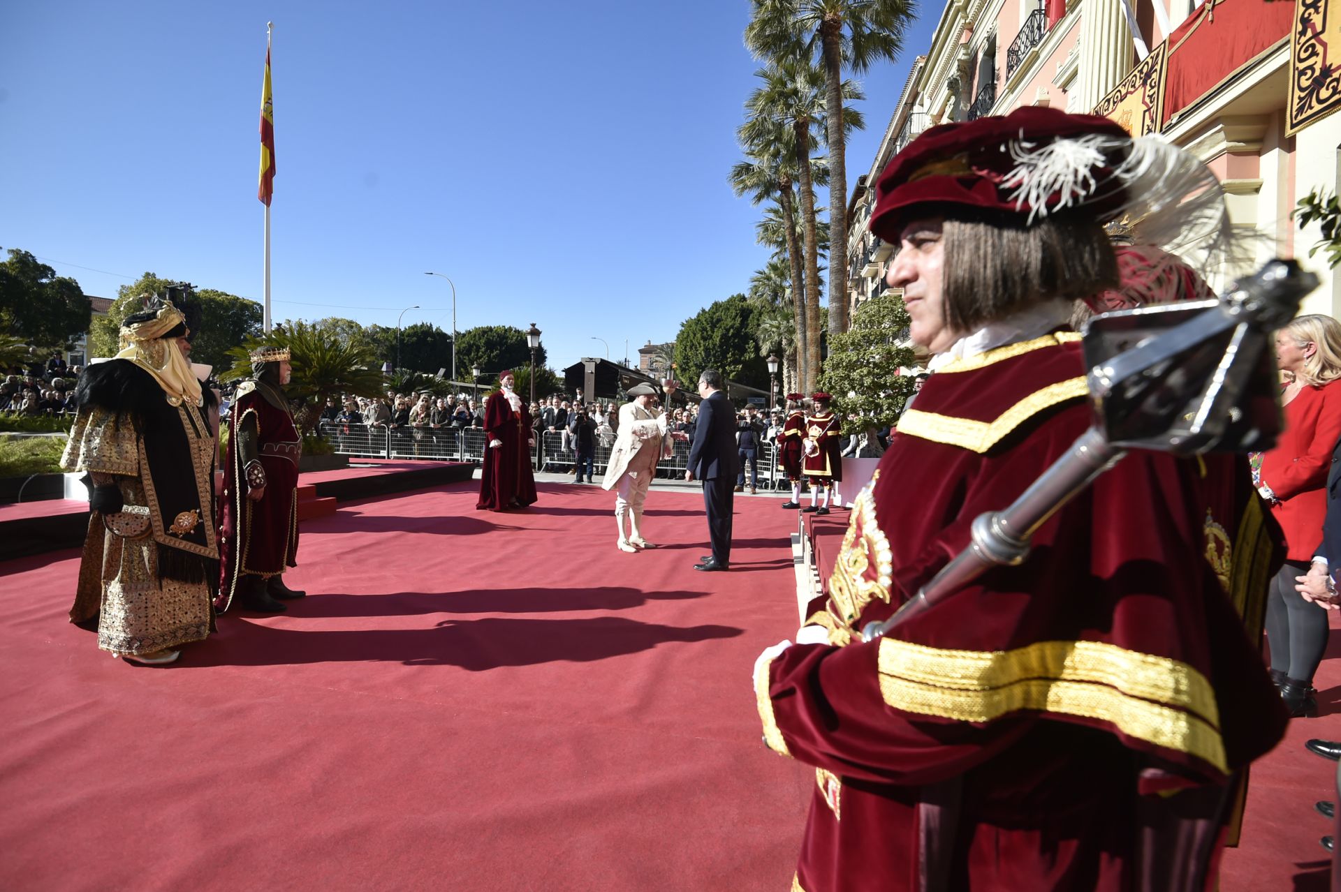 El encendido del pebetero del 1200 aniversario de Murcia y acto inaugural, en imágenes