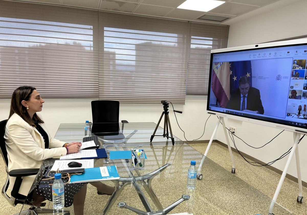 La consejera Sara Rubira participa este martes en el Consejo Consultivo de Política Agrícola de forma telemática.