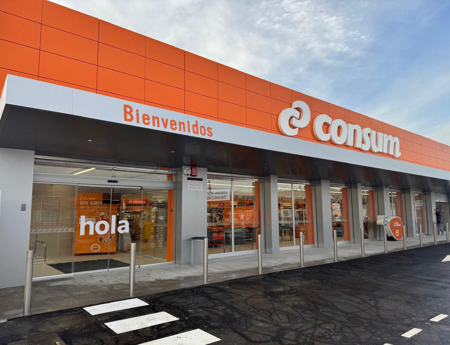 El nuevo supermercado ubicado en Fortuna.