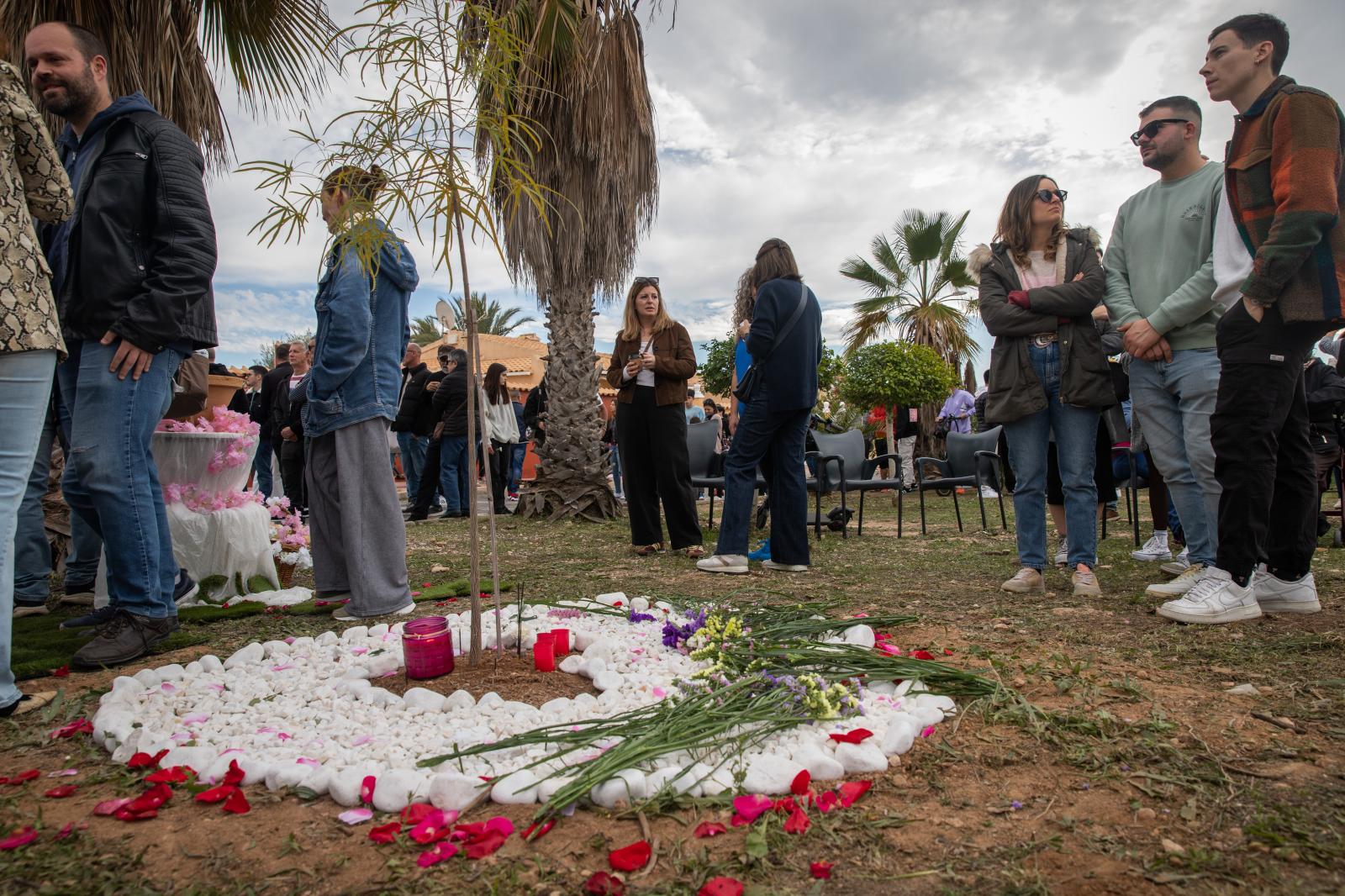 Las imágenes del homenaje a Cloe en Orihuela Costa