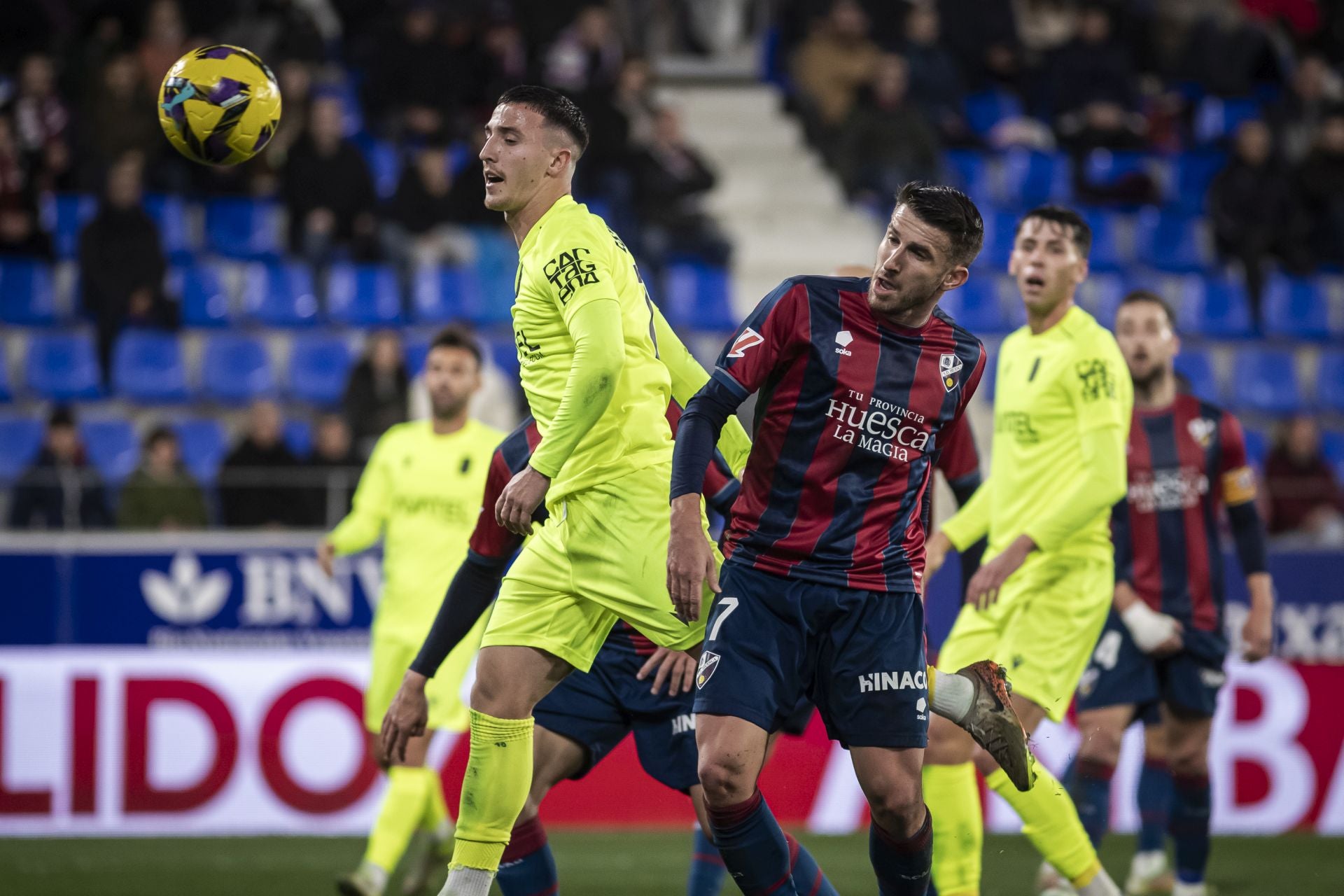 La derrota del Cartagena frente al Huesca, en imágenes