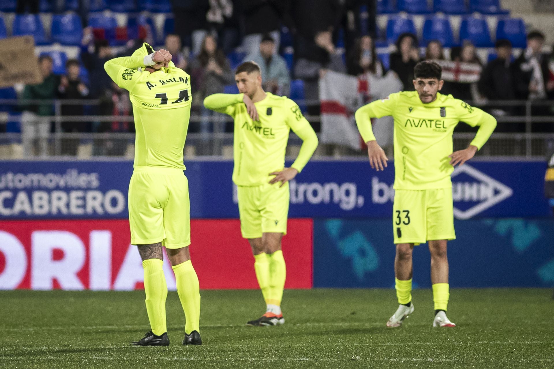 La derrota del Cartagena frente al Huesca, en imágenes