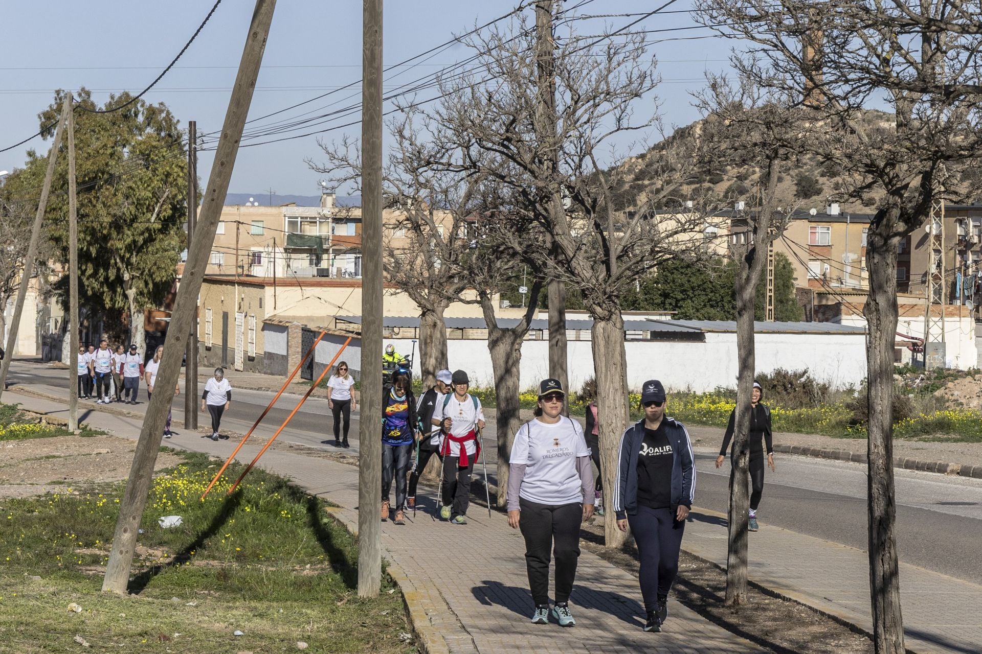 Las imágenes de la II Marcha solidaria subida al Calvario