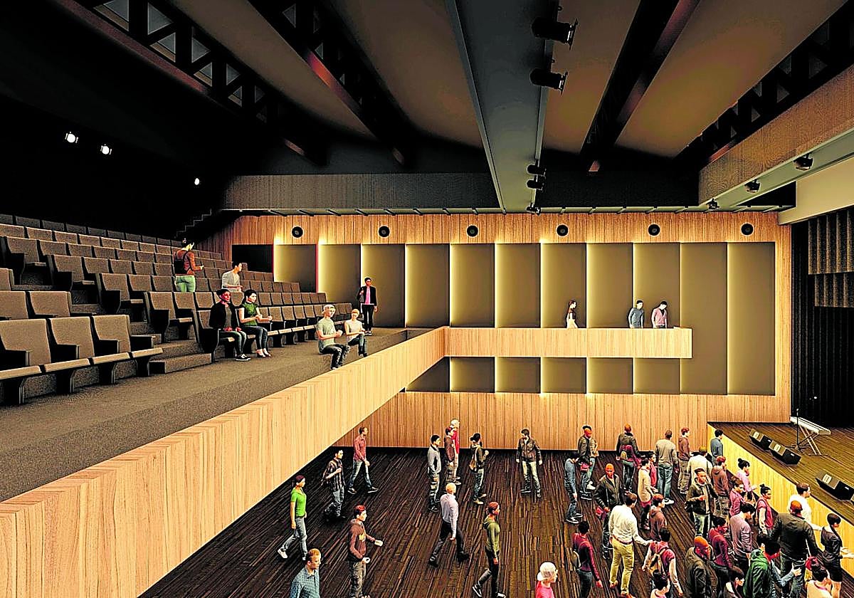 Recreación del nuevo Teatro Circo de Cartagena.