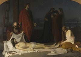 'El Descendimiento' (1864), de Valdivieso que se conserva en el Prado.