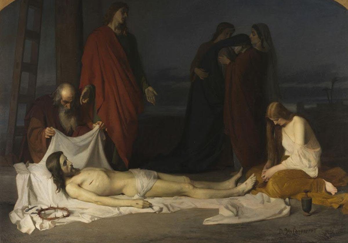 'El Descendimiento' (1864), de Valdivieso que se conserva en el Prado.