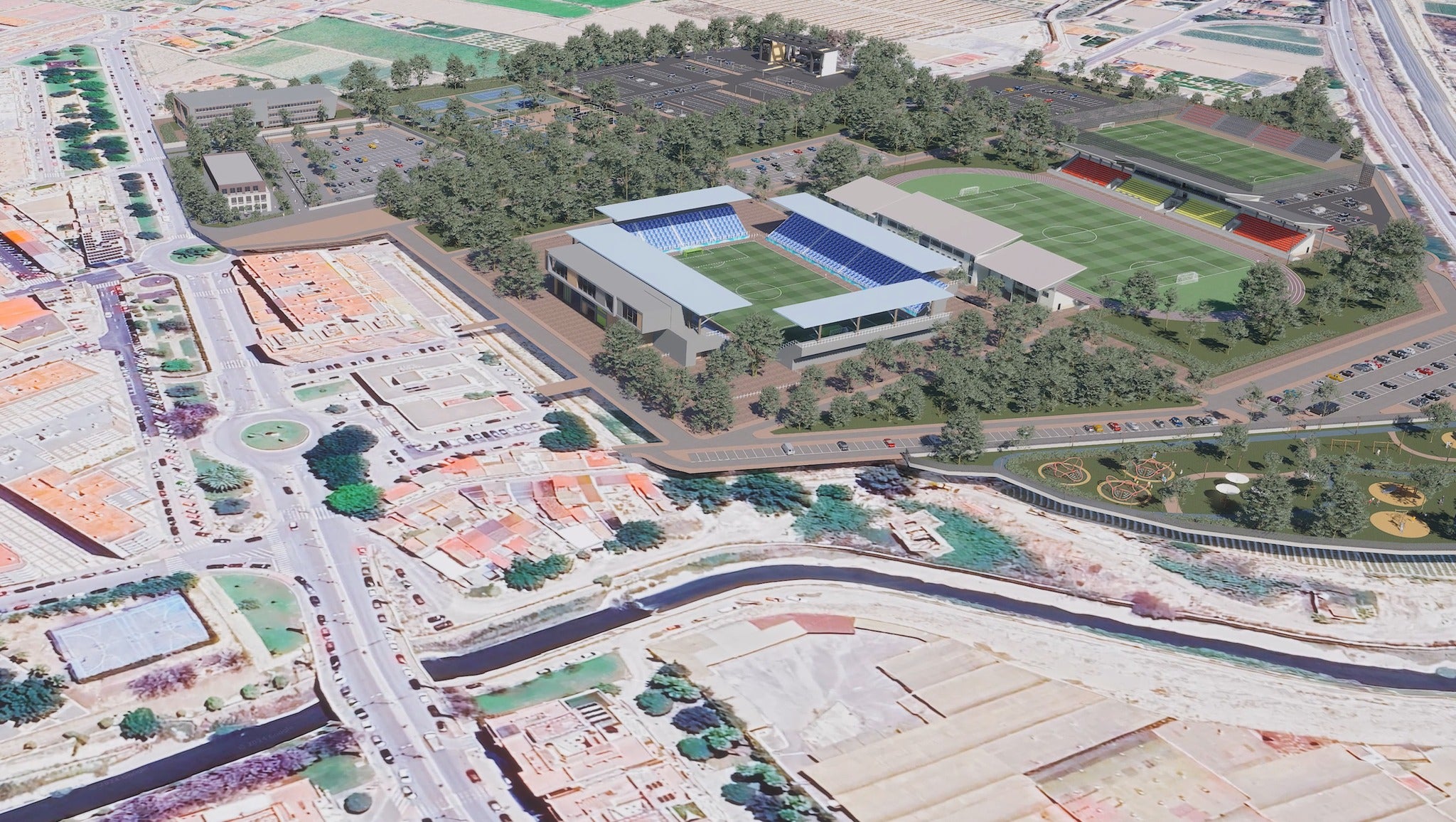 Así será la futura Ciudad Deportiva de Orihuela