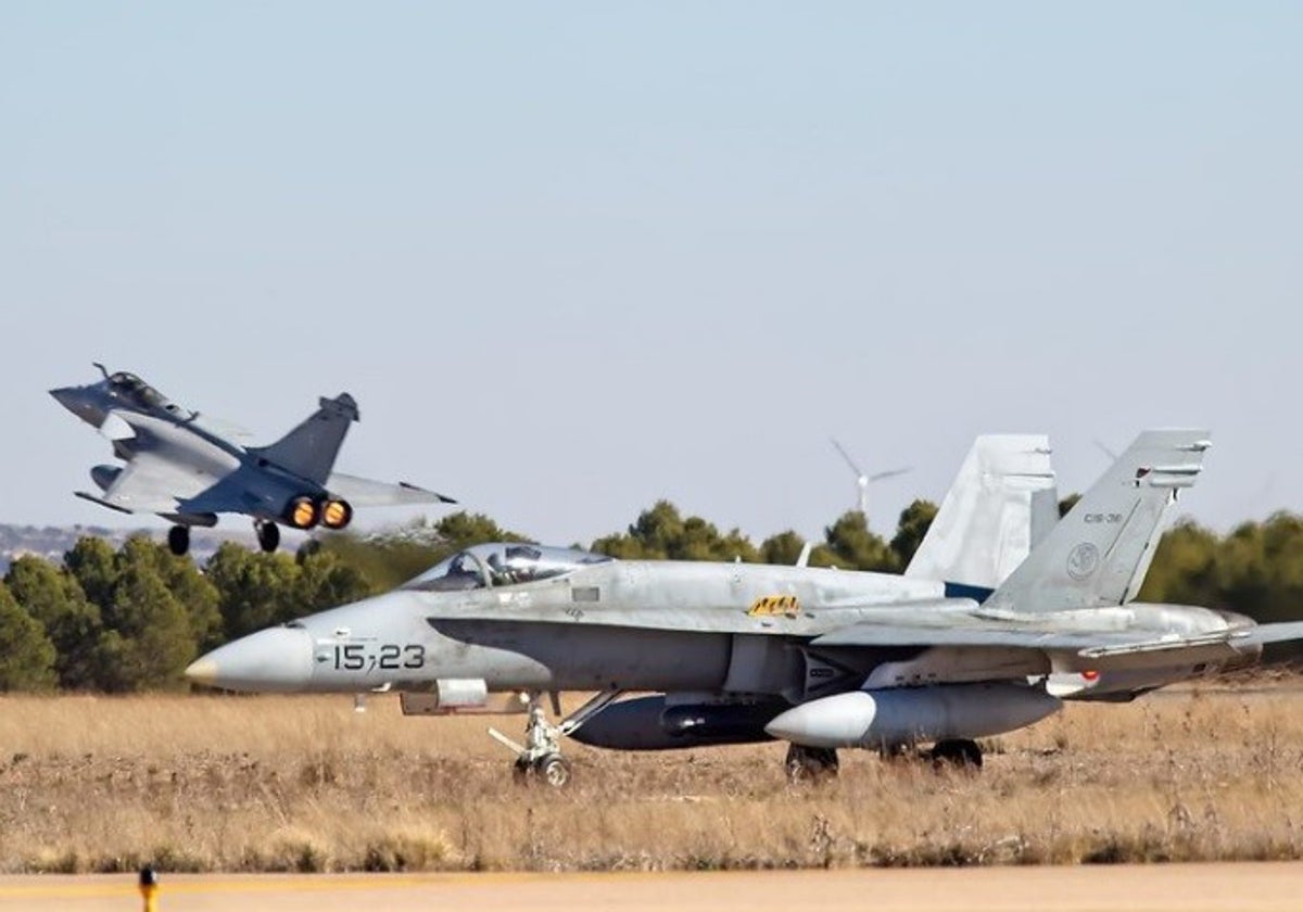 Aviones del Ejército del Aire.