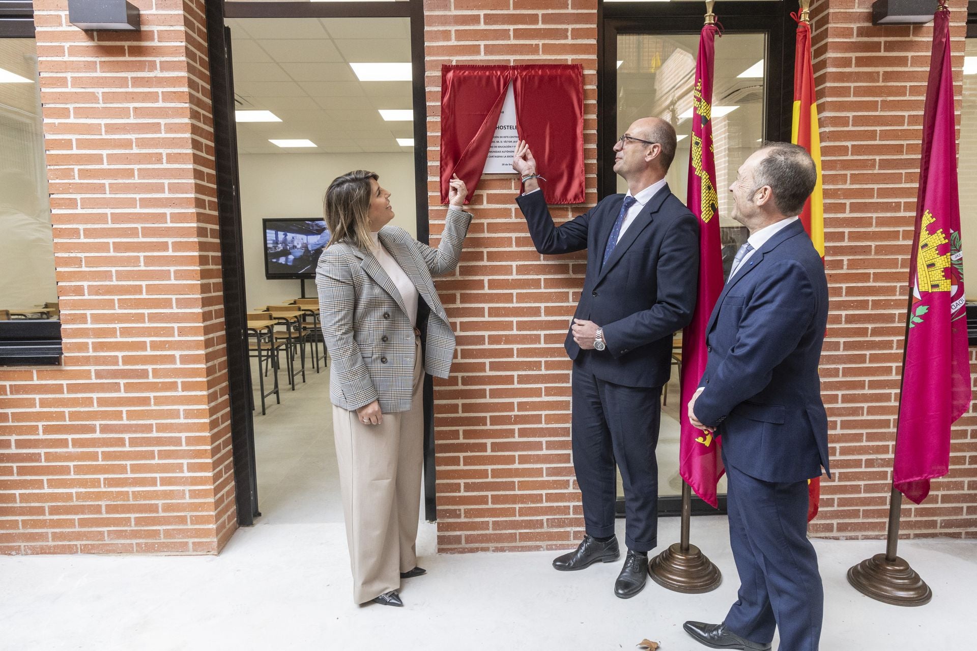 Las imágenes de la inauguración de la ampliación del CIFP de Hostelería y Turismo de Cartagena