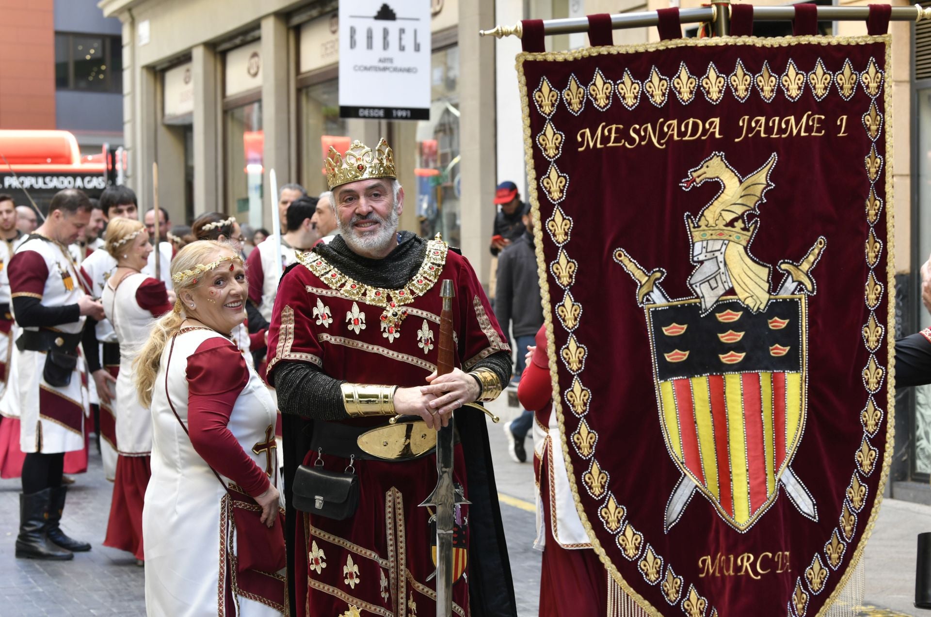 El desfile de entrada de Jaime I a Murcia, en imágenes