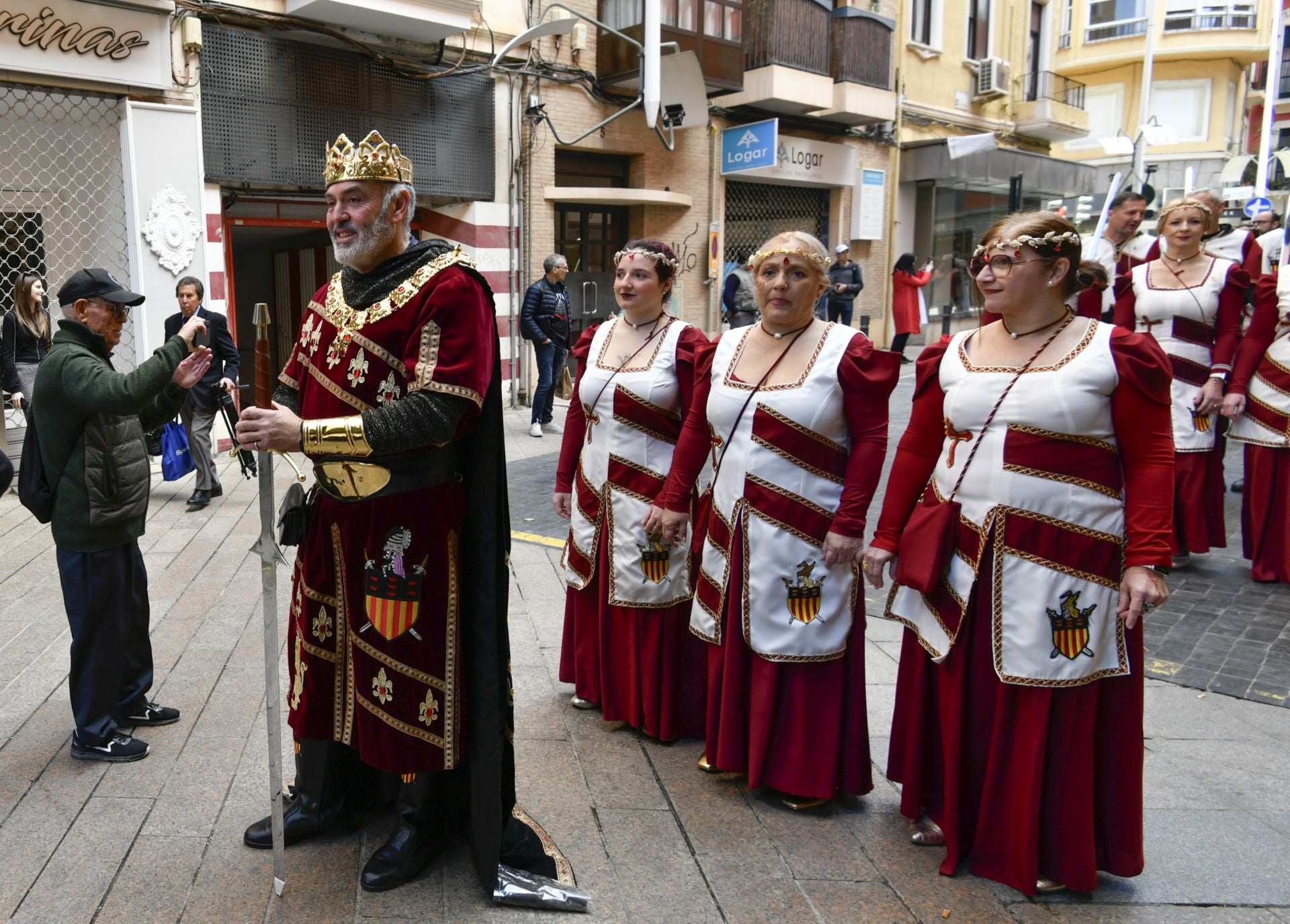 El desfile de entrada de Jaime I a Murcia, en imágenes