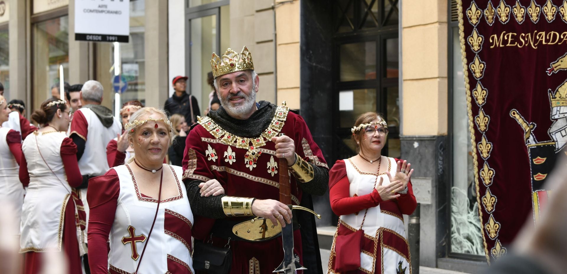 El desfile de entrada de Jaime I a Murcia, en imágenes