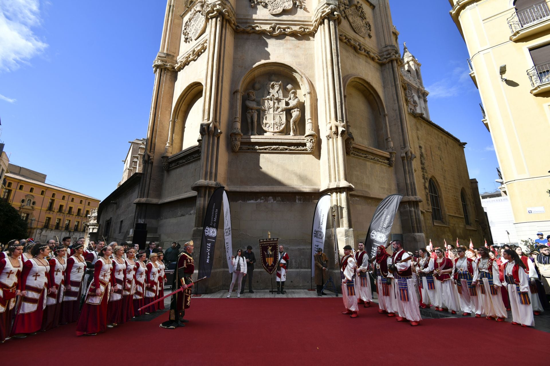 El desfile de entrada de Jaime I a Murcia, en imágenes