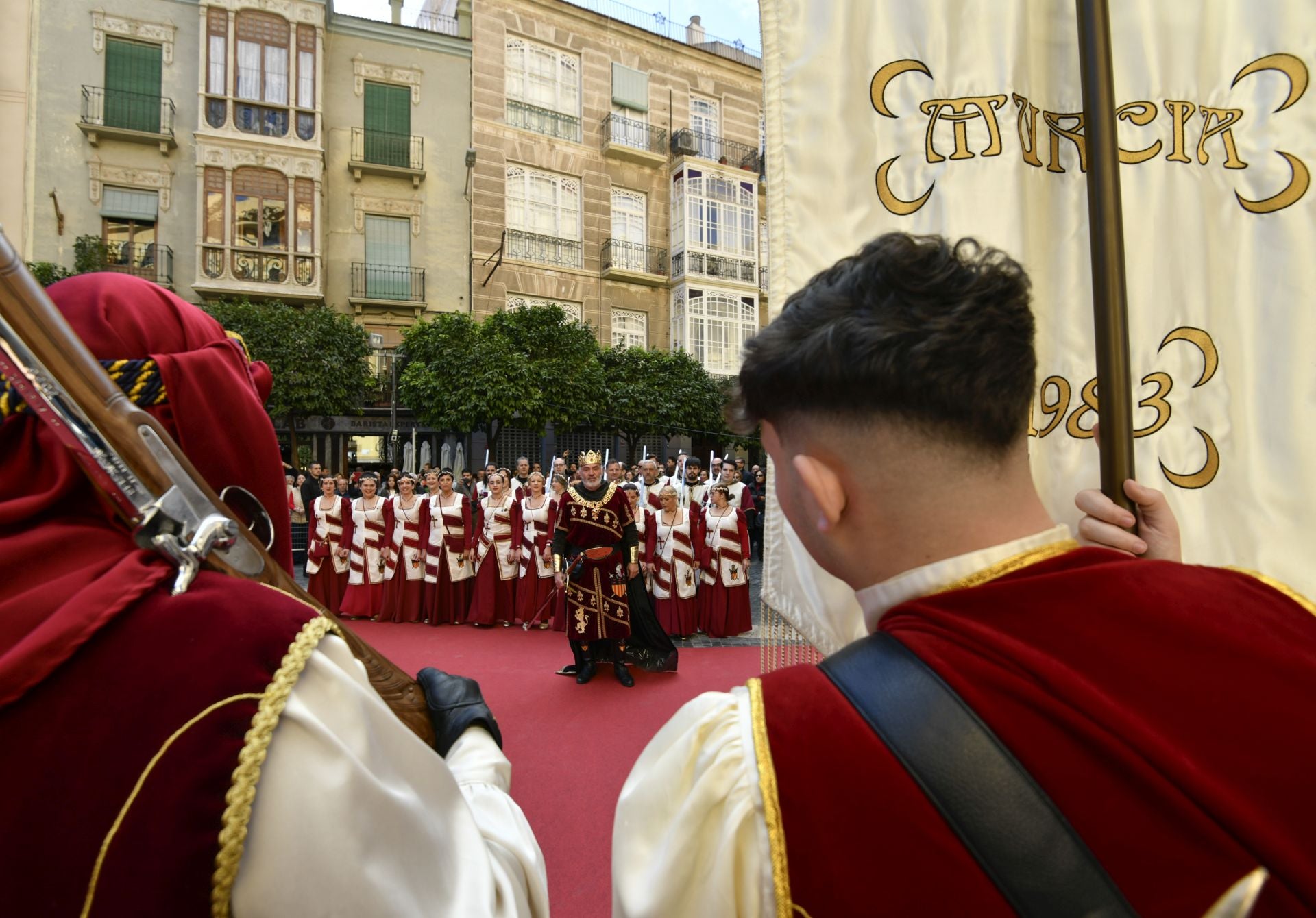 El desfile de entrada de Jaime I a Murcia, en imágenes