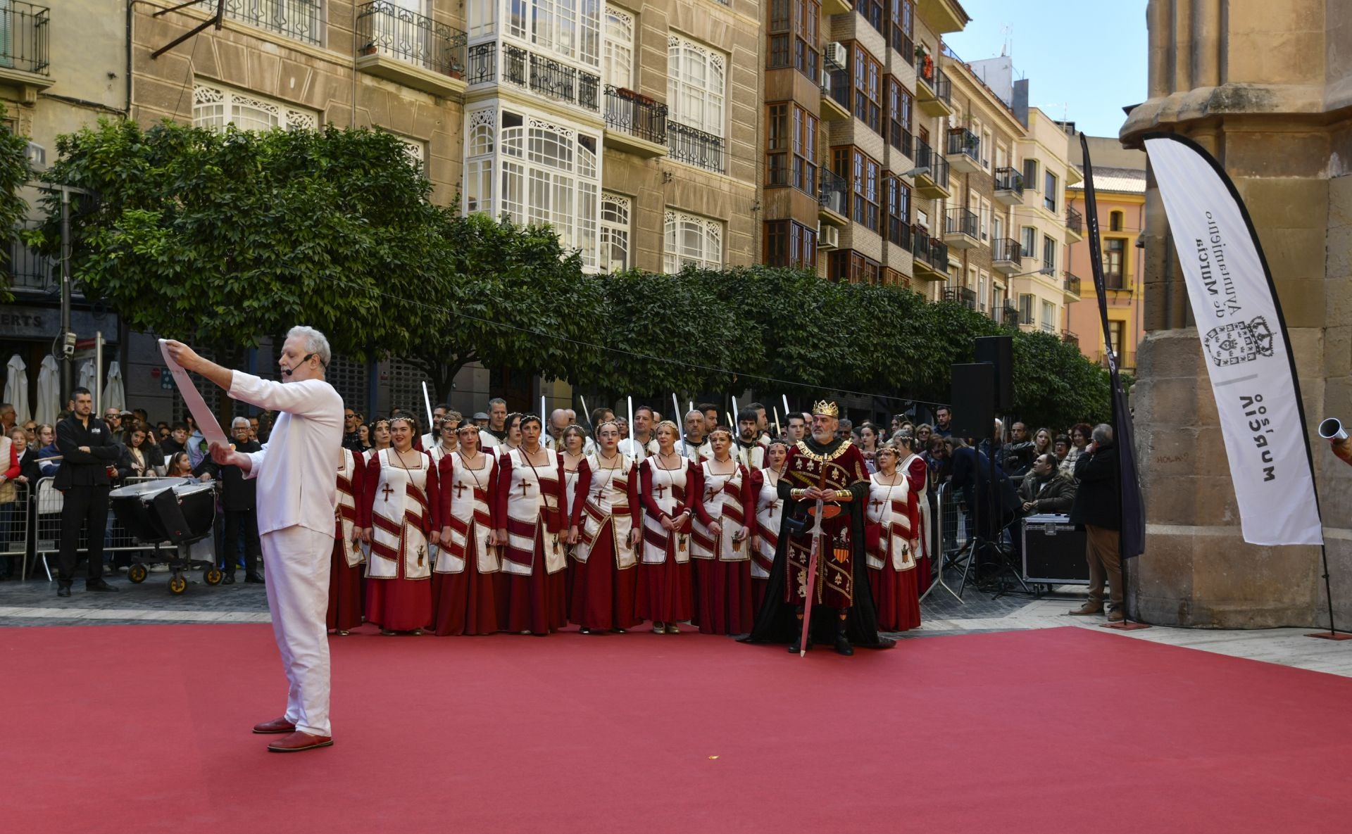 El desfile de entrada de Jaime I a Murcia, en imágenes