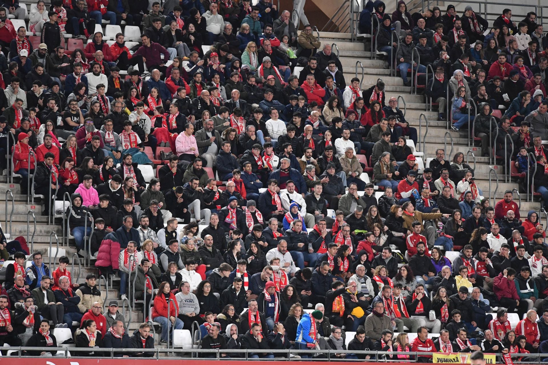 En imágenes, el partido del Real Murcia - Alcoyano