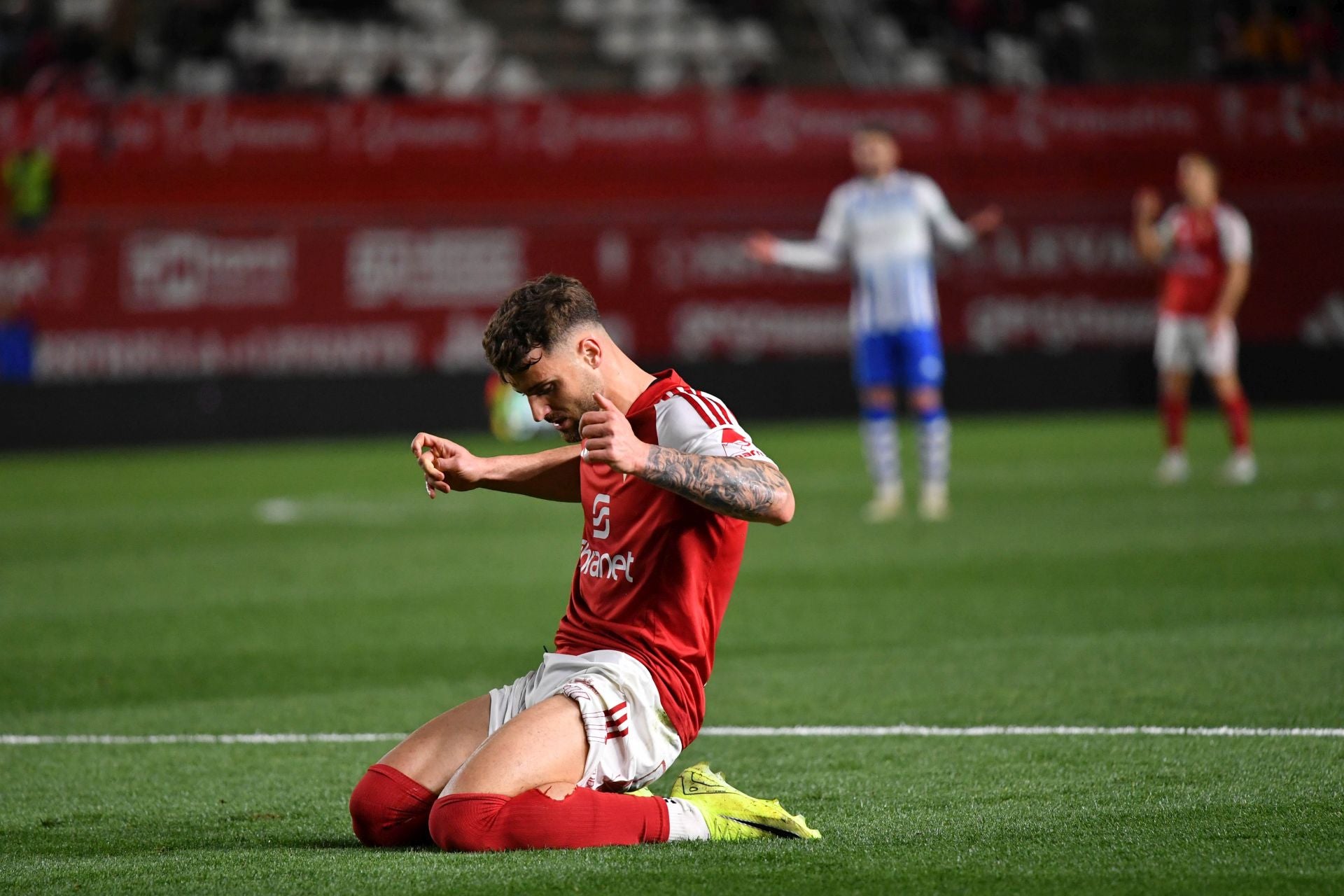 En imágenes, el partido del Real Murcia - Alcoyano