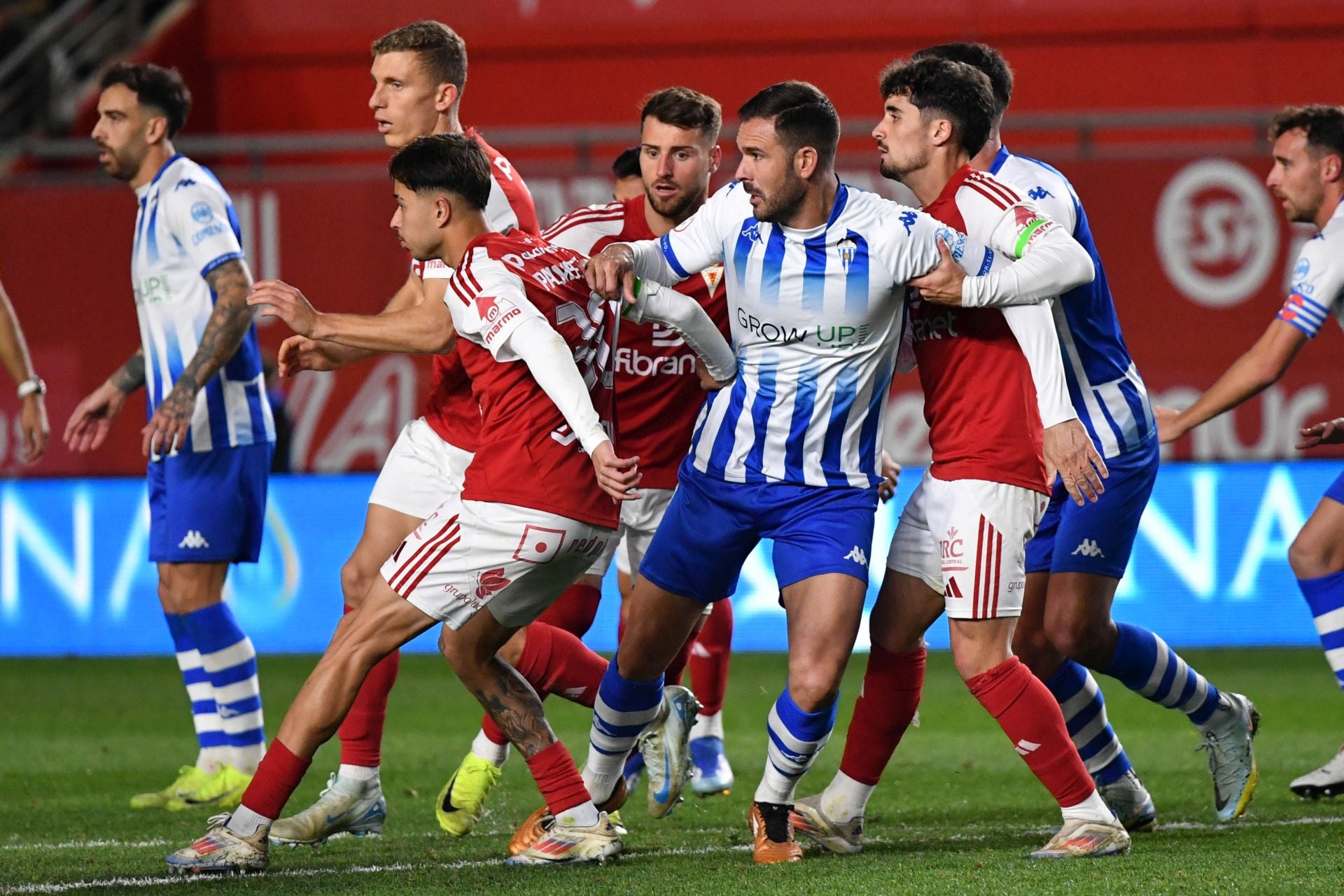 En imágenes, el partido del Real Murcia - Alcoyano