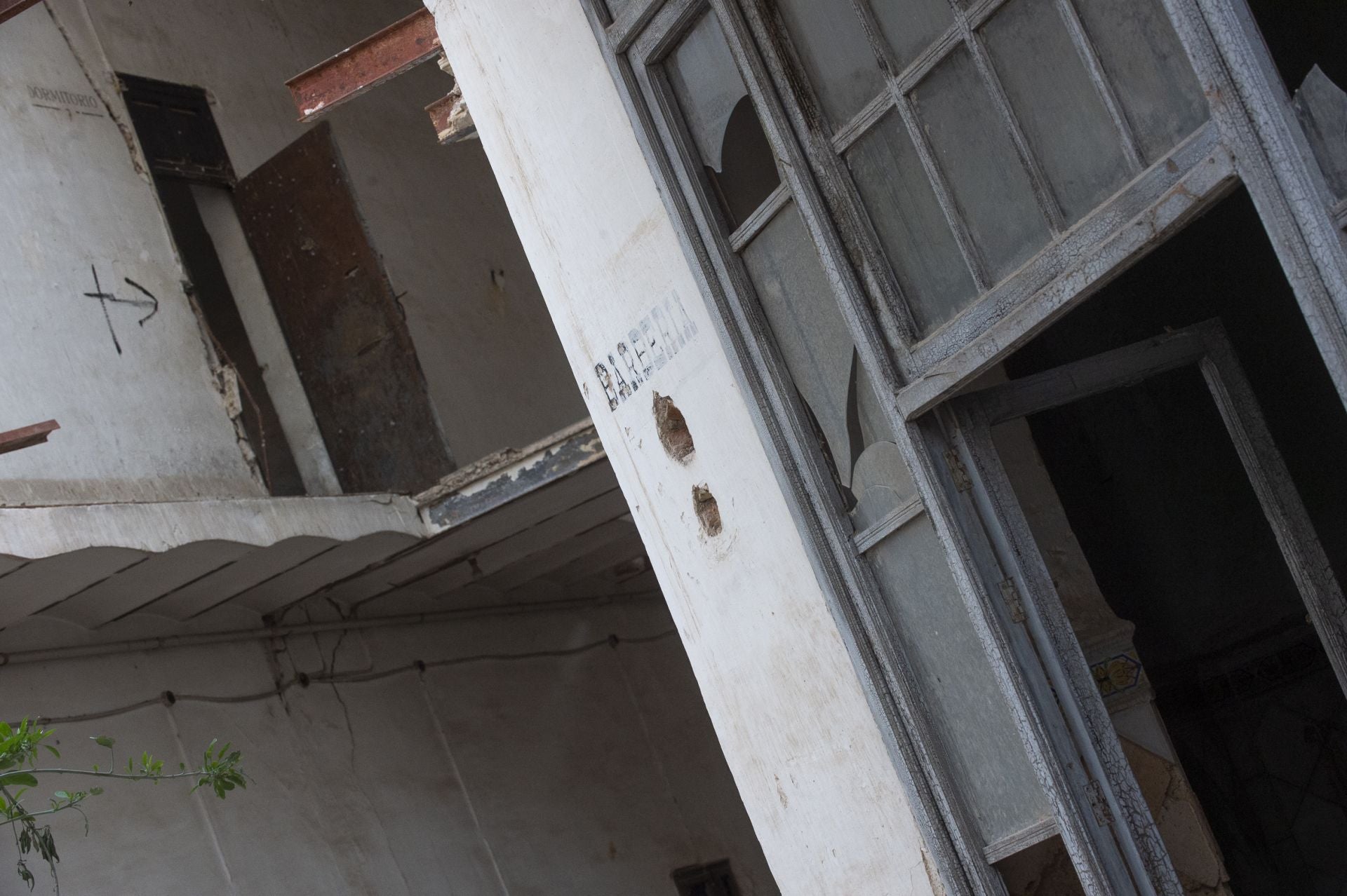 Las obras de consolidación de la estructura de la Cárcel Vieja de Murcia, en imágenes