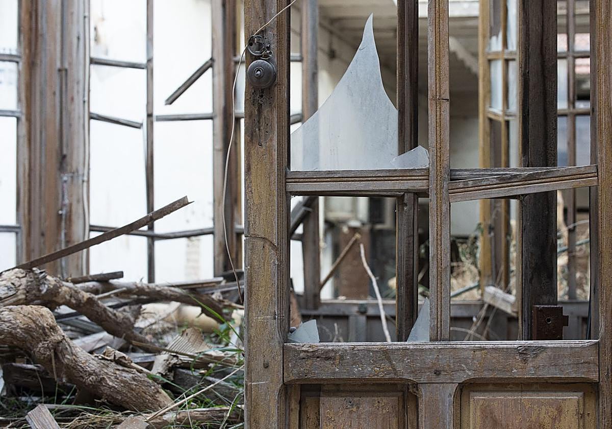 Las obras de consolidación de la estructura de la Cárcel Vieja de Murcia, en imágenes