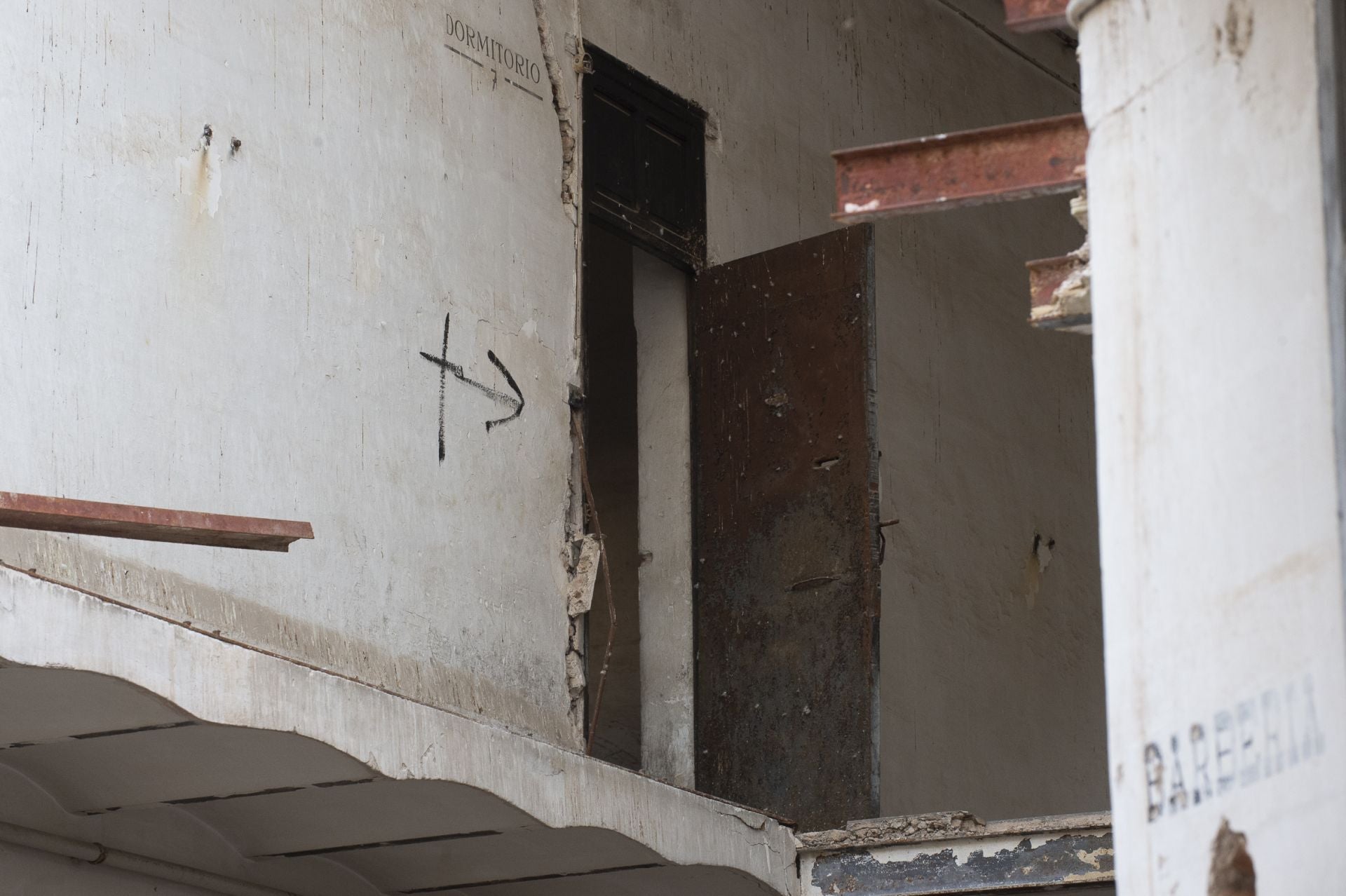 Las obras de consolidación de la estructura de la Cárcel Vieja de Murcia, en imágenes