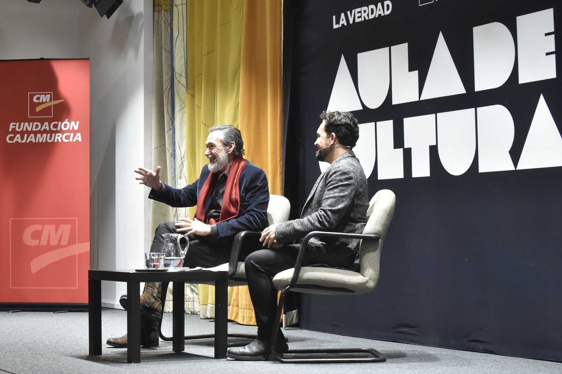 Ginés García Millán, en el Aula de Cultura de LA VERDAD