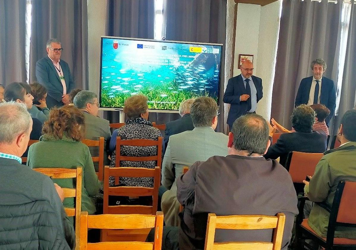 Momento de la jornada técnica organizada recientemente por la Consejería de Medio Ambiente, Universidades, Investigación y Mar Menor y el Centro para el Desarrollo Tecnológico y la Innovación.