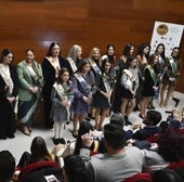 Presentación de las candidatas, en el Moneo.