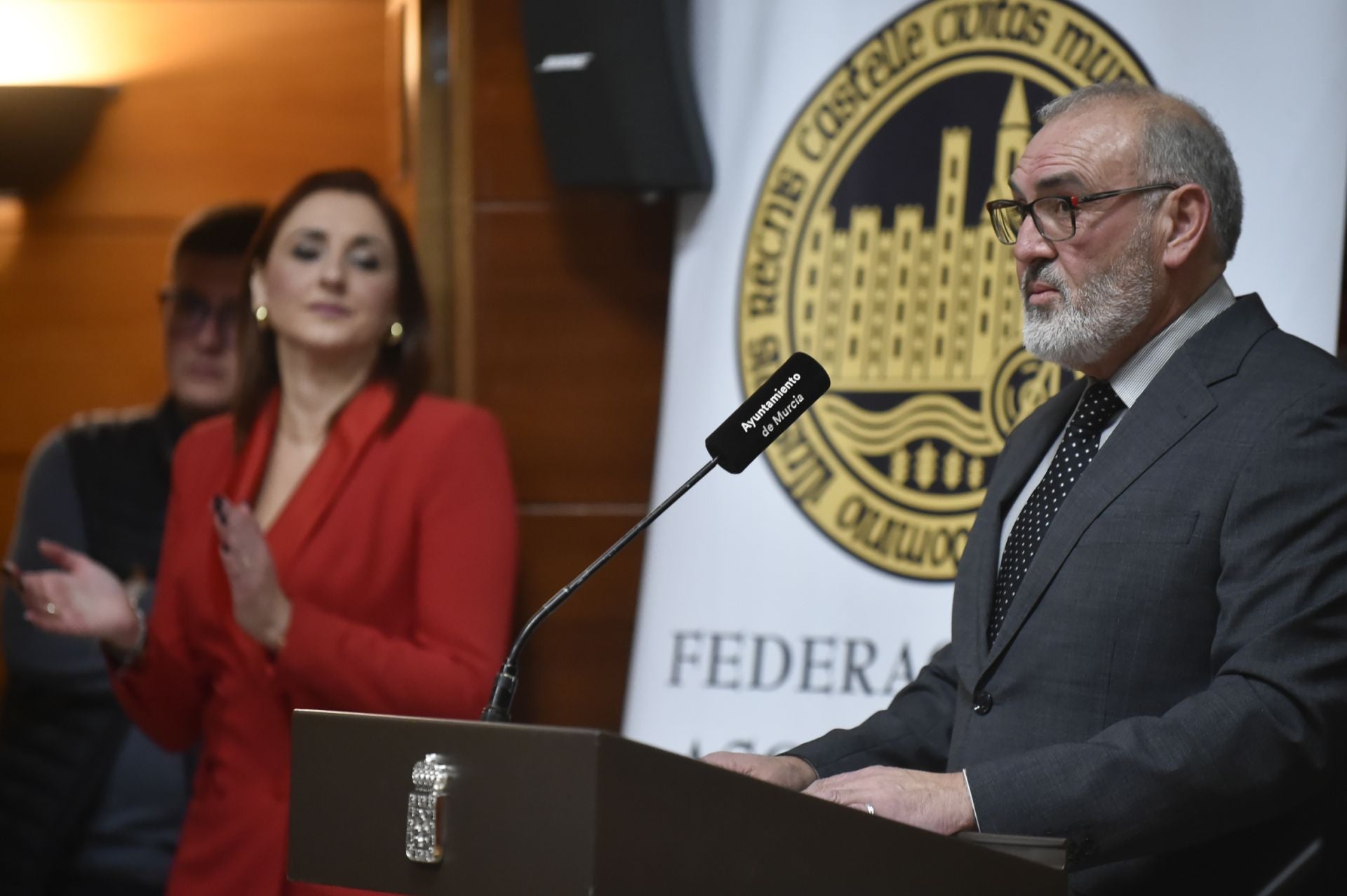 Presentación de las candidatas a abanderadas de Moros y Cristianos de Murcia, en imágenes