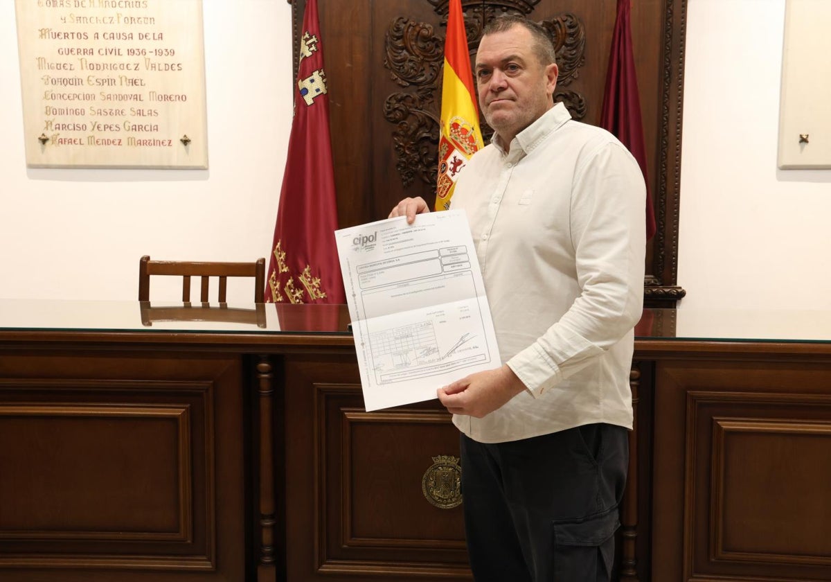 El concejal de Calidad Urbana, Juan Miguel Bayonas, durante su comparecencia.