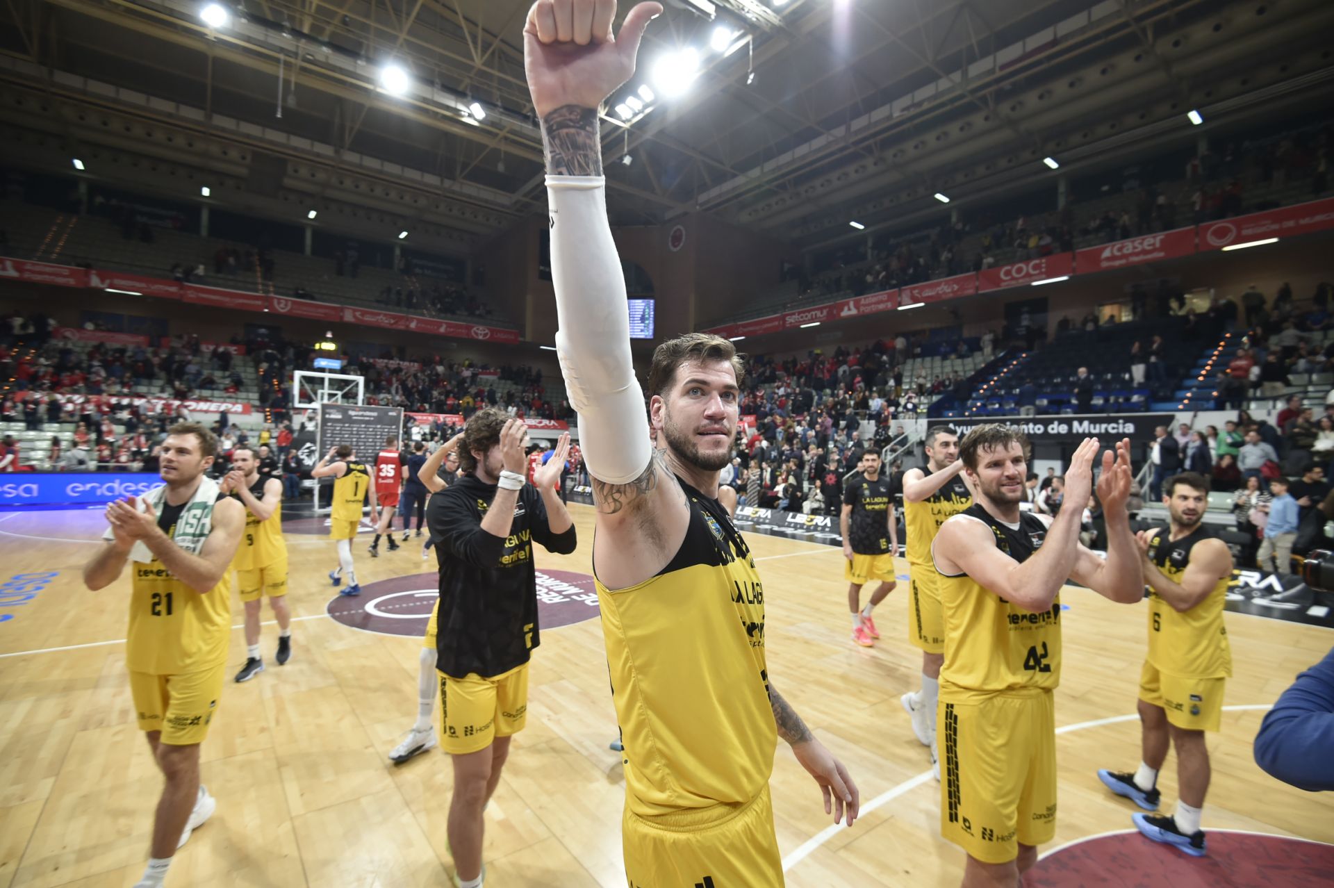 Las imágenes de la derrota del UCAM Murcia contra La Laguna